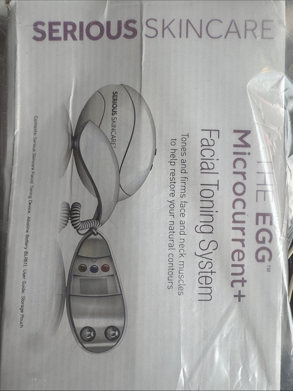Serious Skincare The Egg Microcurrent+ Facial Toning System - White